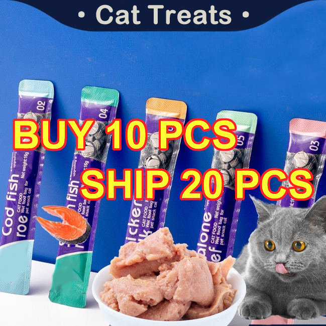Pet Cat Snack Buy 10 Get 10 Free Cat Snacks Pets Cat Treat Kitty Treats