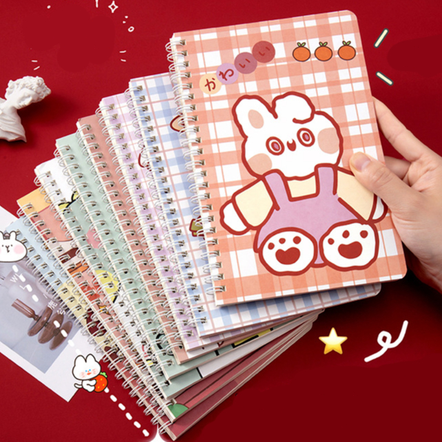 60Sheets A5 Cartoon Spring Notebook Student School&Office Supplies ...