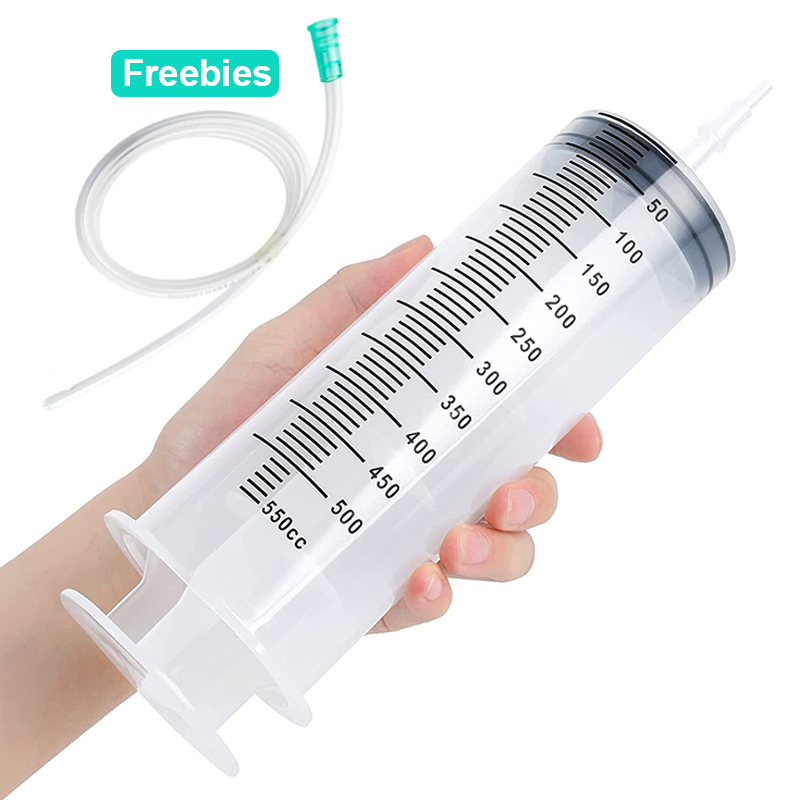 100ML550ML Reusable Big Size Syringe Plastic Injector for Pets Cats