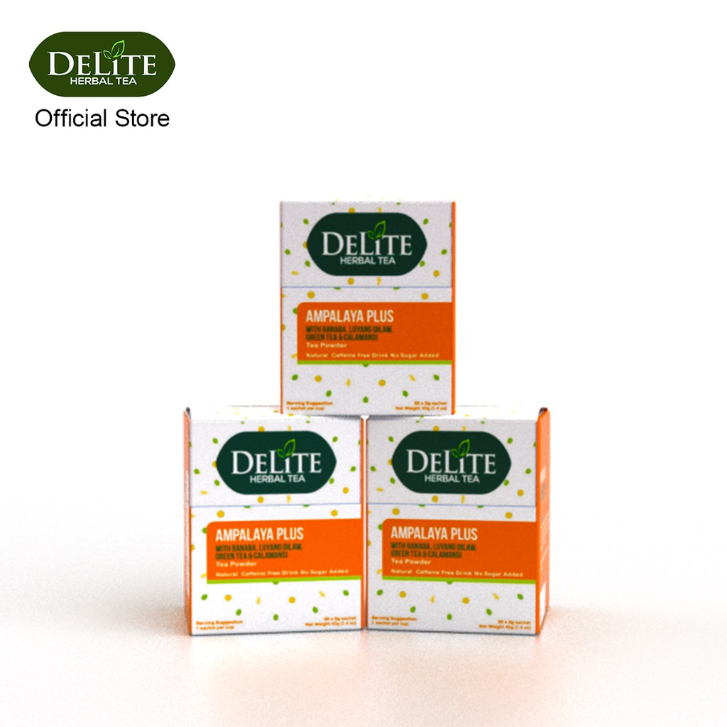 DeLite Herbal Tea Ampalaya Plus Box of 3 | Shopee Philippines
