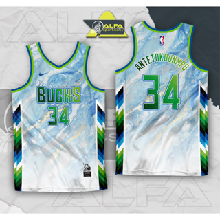 MILWAUKEE BUCKS NEW DESIGN - ALFA Full Sublimation Jersey