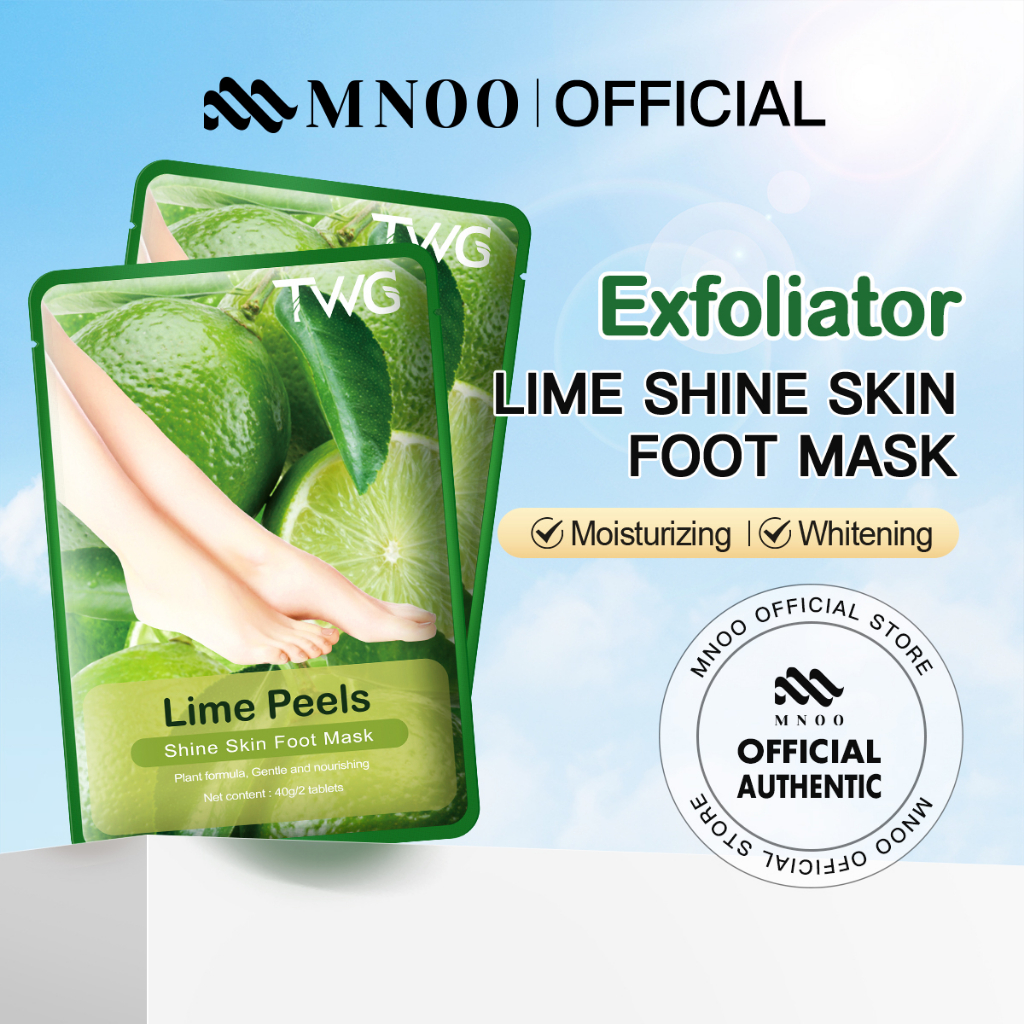 MNOO Foot Mask Exfoliating Foot Peel Mask Remove Dead Skin Foot Mask