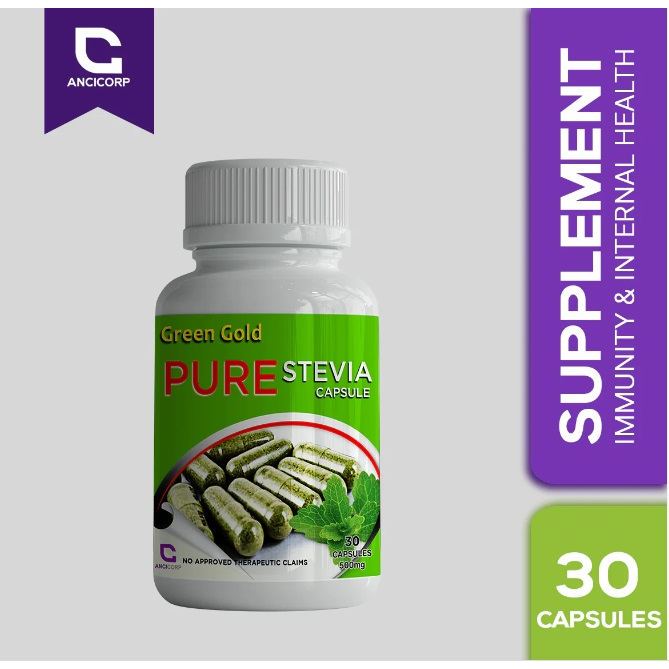 Pure Stevia Capsule for Regulate Blood Sugar and Pressure AntiCancer