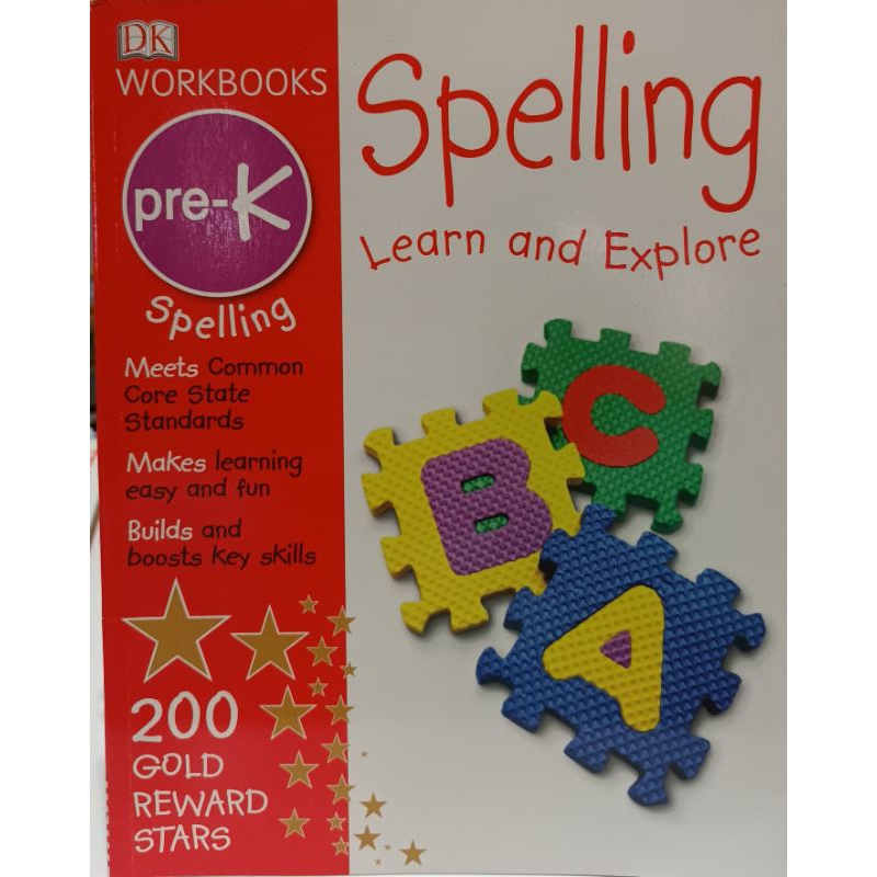 DK Workbooks Spelling Learn and Explore Activities for Kids pre-K ...