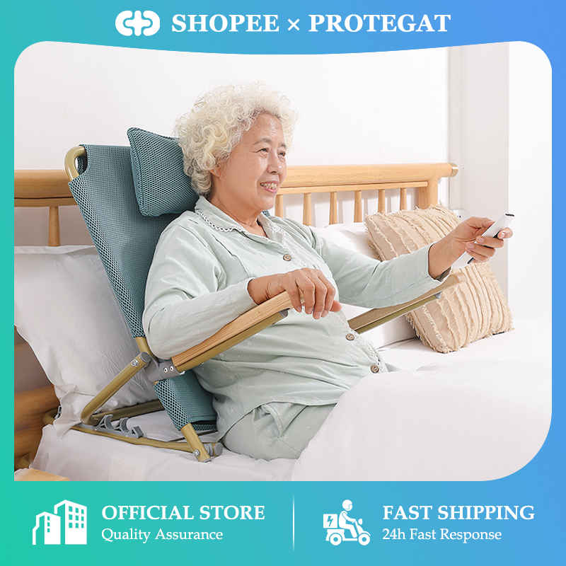 【Protegat】Foldable Bed Backrest Adjustable Angle Back Support Floor
