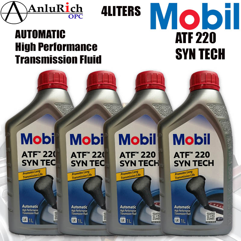 MOBIL ATF 220 SYN TECH Dexron 2 Automatic Transmission Fluid 4Liters