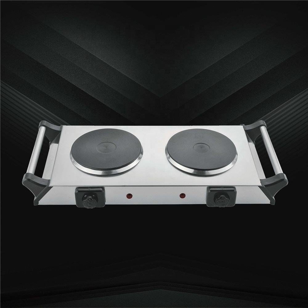 Double Electric Furnace Hot Plate 2000W Cooktop Electric Burner ...