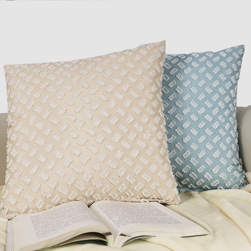 Pure Thick Cotton Throw Pillow Covers Super Soft Decorative Sofa Pillow