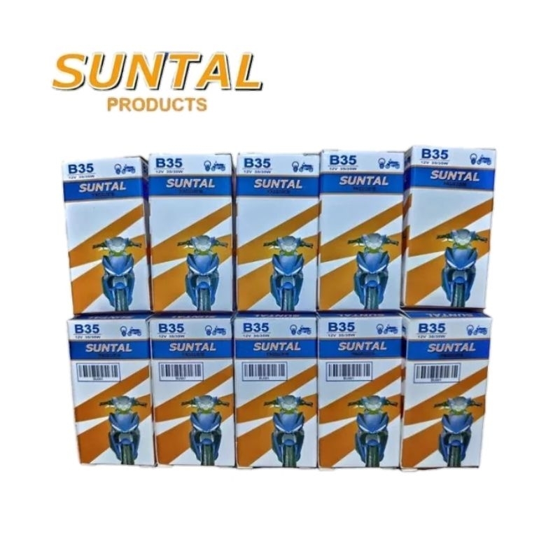 Suntal Motorcycle Headlight Bulb B35 12v 35/35 watts TMX 125 Alpha/ STX ...