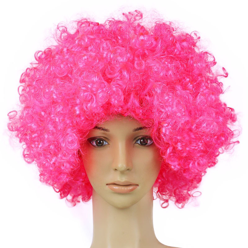 Curly Afro Wigs Disco Men Women Fancy Dress