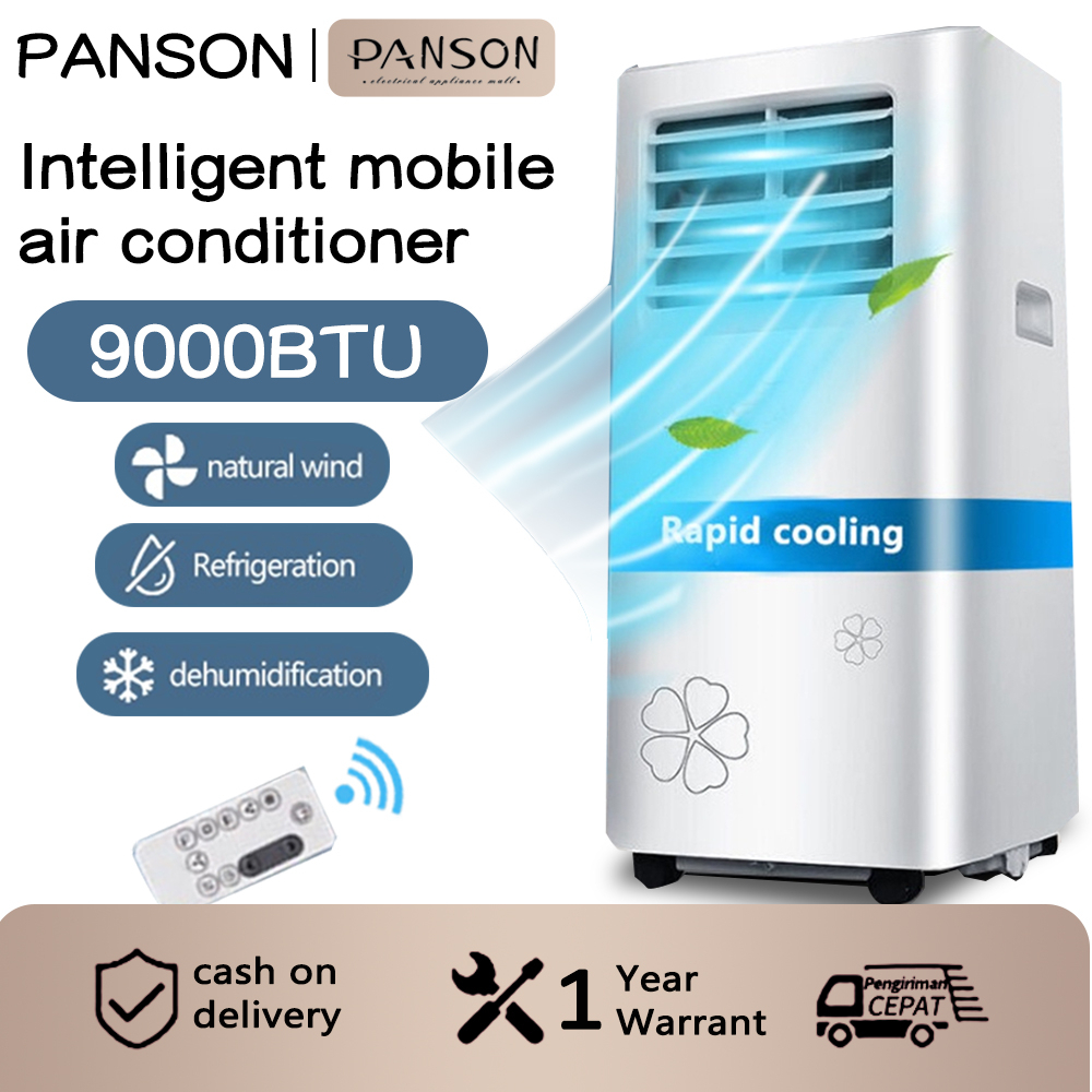 Mobile air conditioner air purifier with wheels one machine vertical