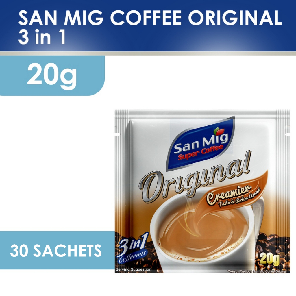 San Mig Super Coffee Orig Strip 10s (20g) Set of 3 Shopee Philippines