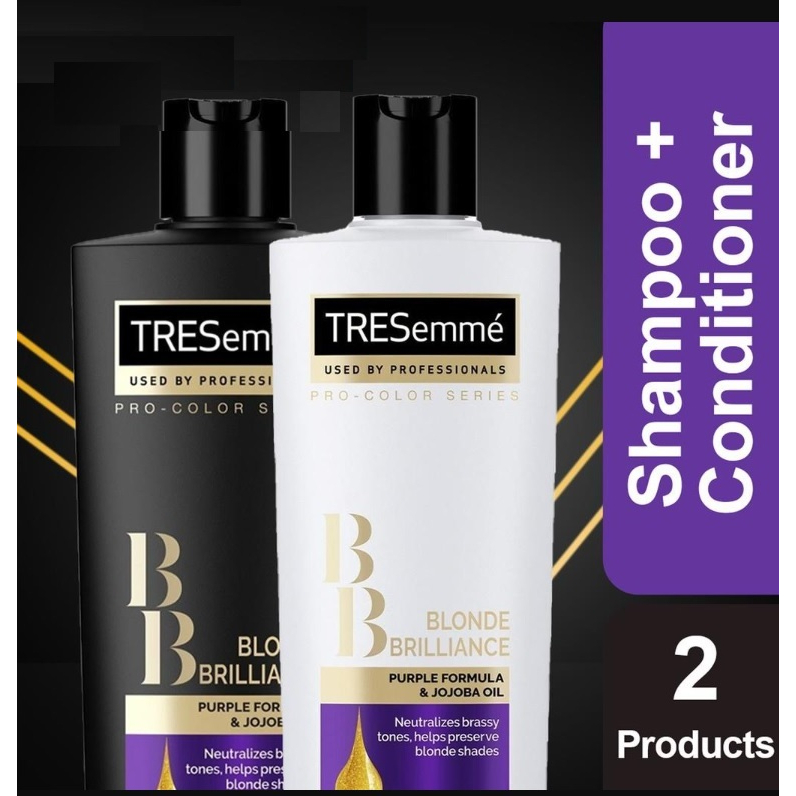 Authentic Tresemmé Pro Color Series Blonde Brilliance Shampoo And Conditioner Bundle Deal 3127