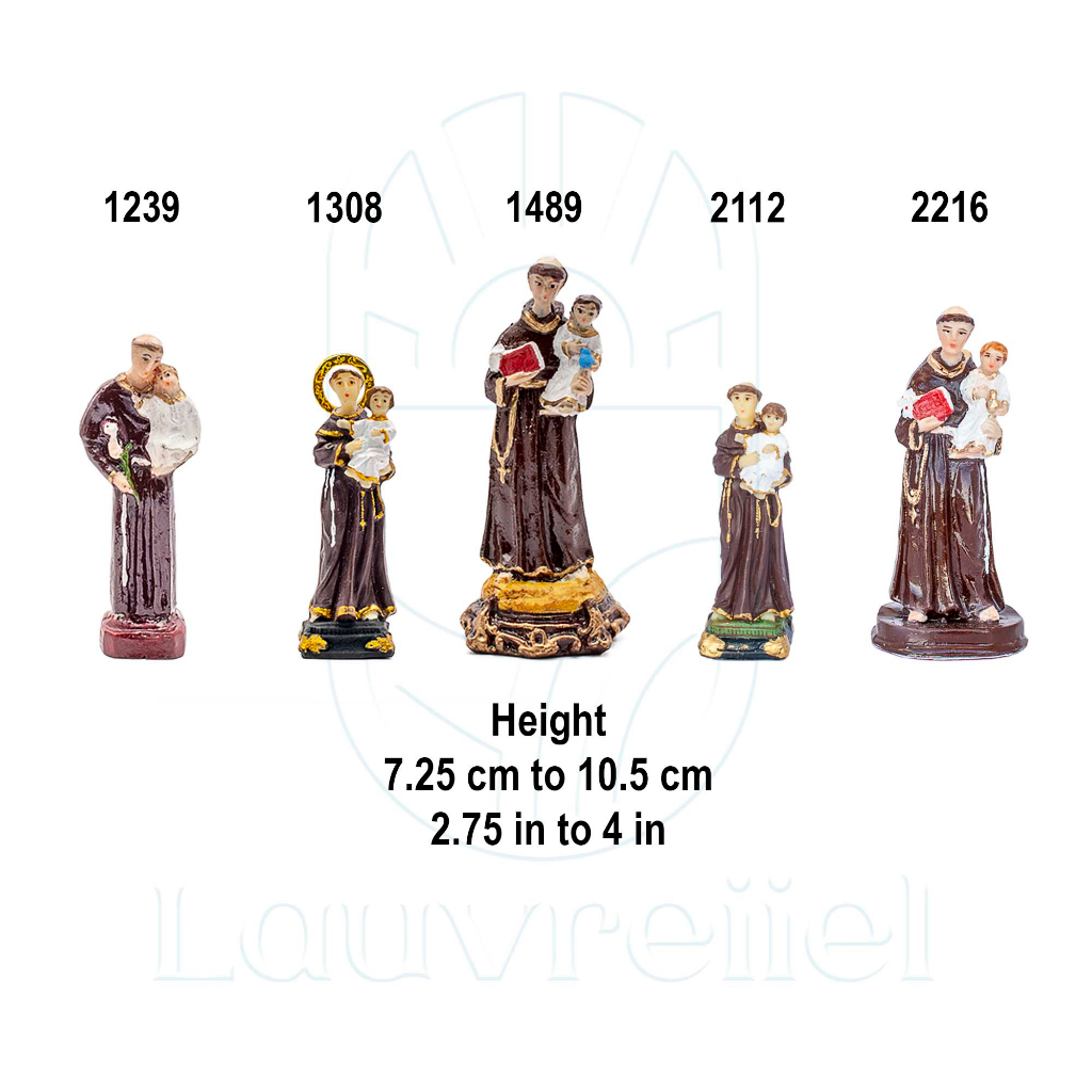 Saint Anthony of Padua Statue Patron Saint Figurine Religious Altar