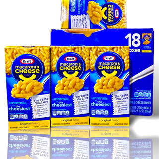 Kraft Macaroni & Cheese Dinner, Original Flavor, 18 Pack - 18 pack, 7.25 oz boxes