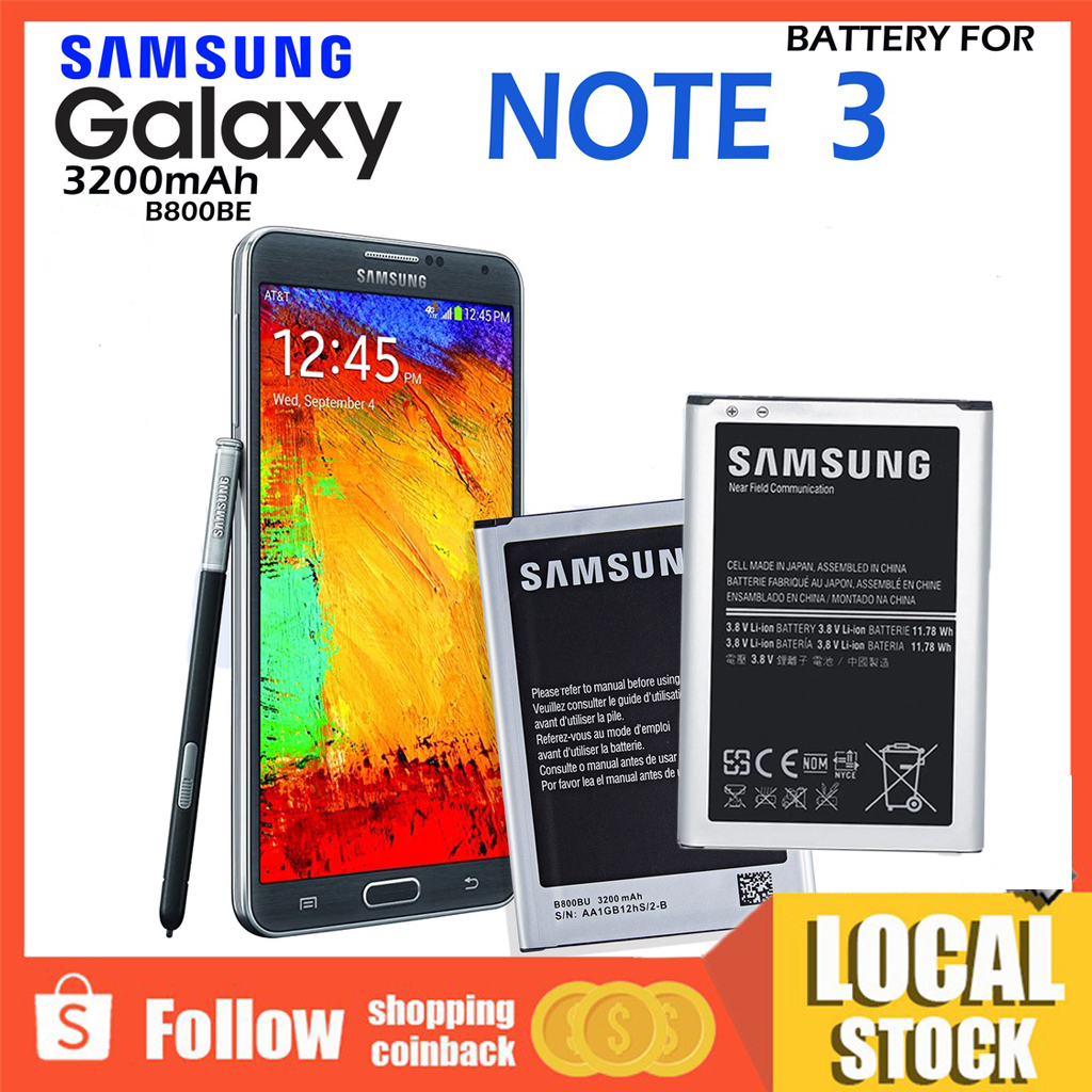 Batterie Samsung B800BE – Compatible Galaxy Note 3 (N900) – Neuve