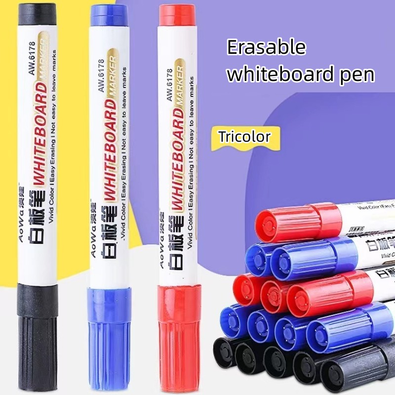 Office Whiteboard Marker Refillable or Refill Only Erasing White Board