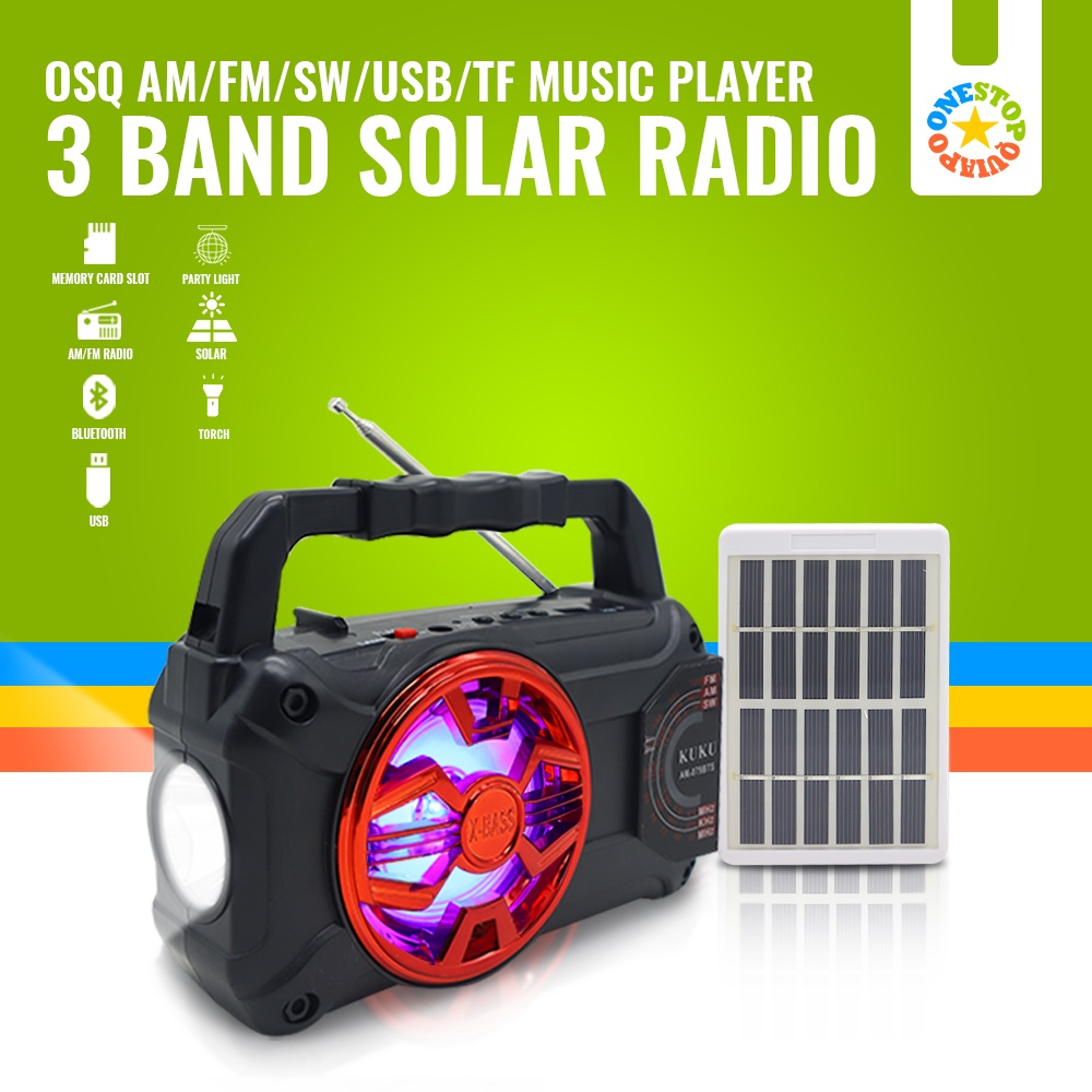 Solar Radio with Free Disco Light