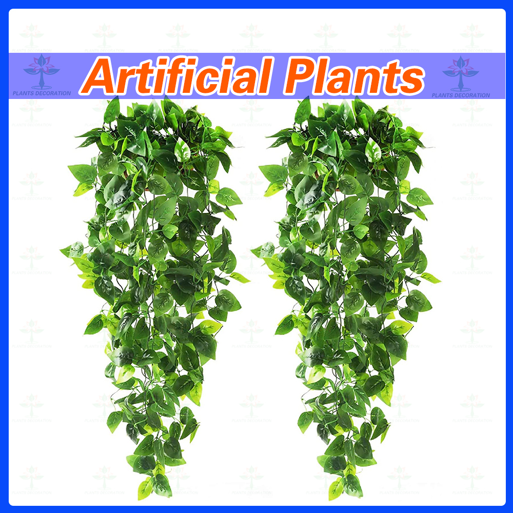 5 forks Artificial Ivy Vine Fake plants Hanging Leaf Garland Plant