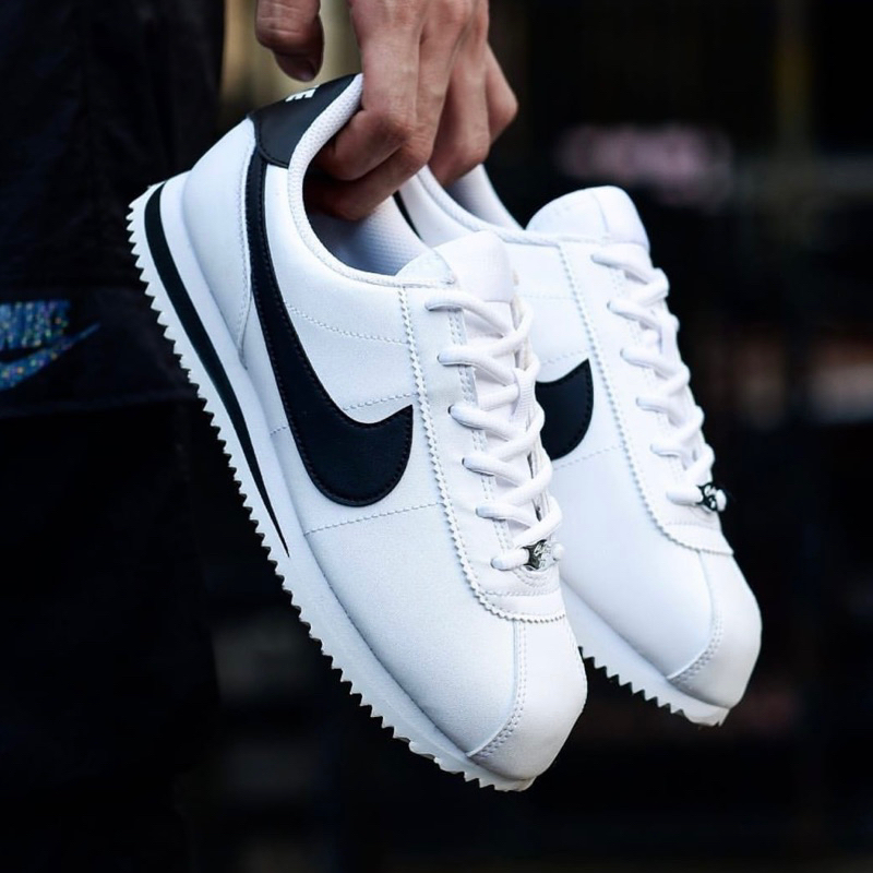 Nike cortez outlet gs white