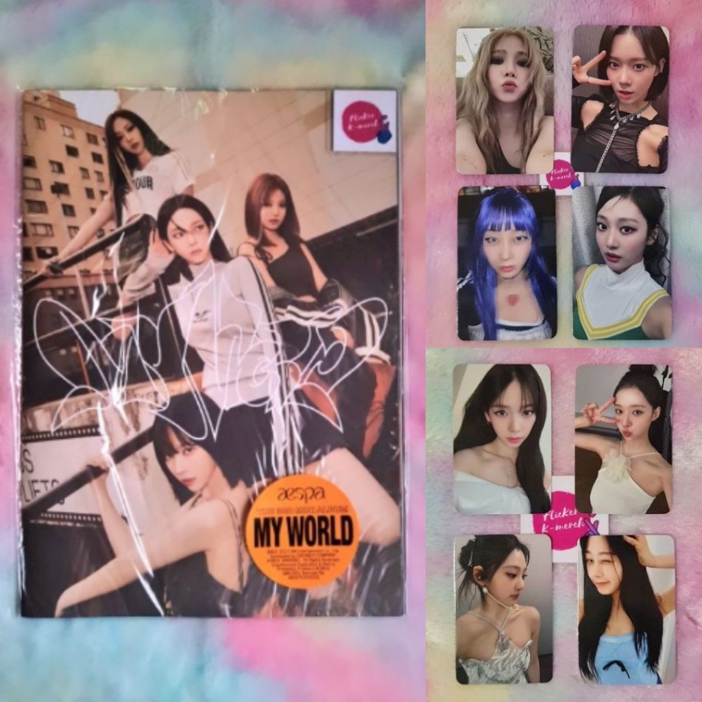 Onhandsealed Aespa My World 3rd Mini Album Tabloid Version With Pob Shopee Philippines 2893