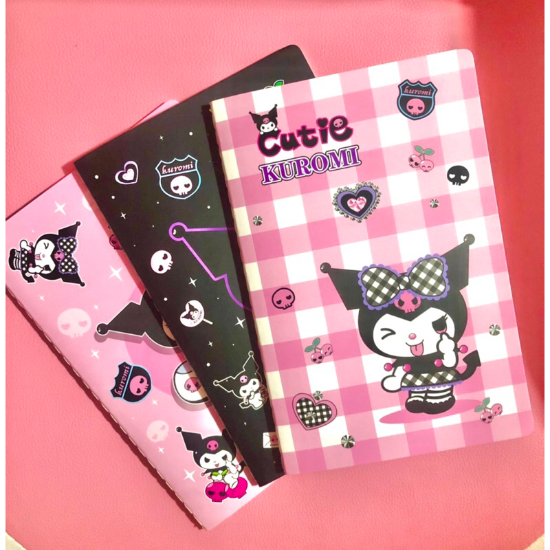 Kawaii Sanrio Notebook Kuromi Portable Coloring Page Notepad Hand ...