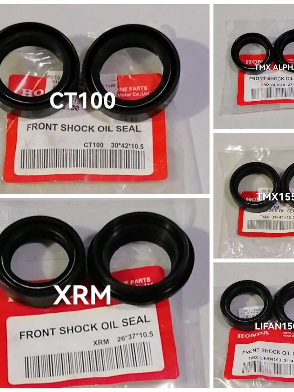 MOTORCYCLE FRONT SHOCK OIL SEAL FOR CT100/BAJAJ/TMX155/XRM/TMX ALPHA