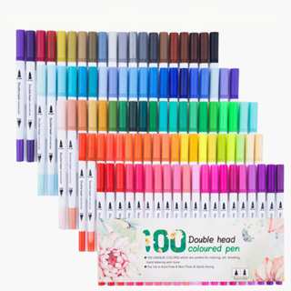 80 Markers For Adult Coloring Book Dual Brush Pens Markers SetArt Pens with  Fine
