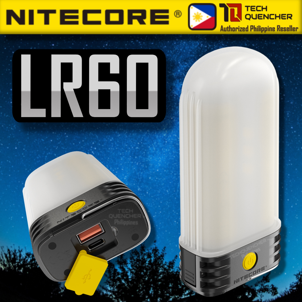 Nitecore LR60 Camping Lantern - 150h Runtime - 10000mah USB-C ...