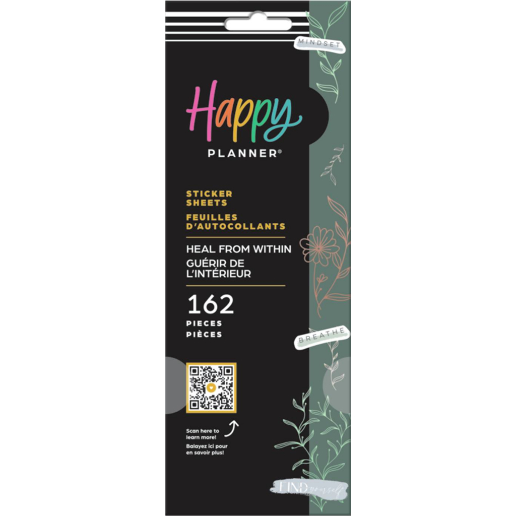 MAMBI The Happy Planner HEAL FROM WITHIN 8 STICKER SHEETS - SP3H8-033 ...
