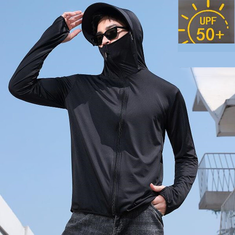 Jacket Rider Hoodie Solid Color Motorcycle Riding Clothes Breathable ...