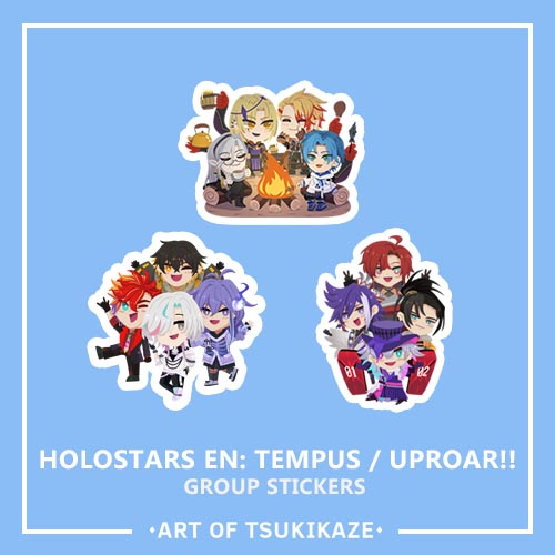 Holostars EN & UPROAR!! Group Sticker | Shopee Philippines