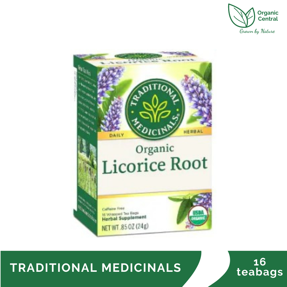 Traditional Medicinals Organic Licorice Root Caffeine Free 16 Wrapped