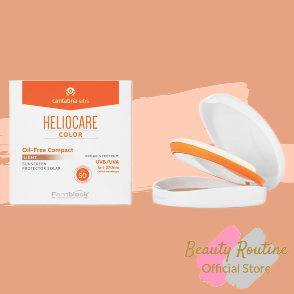 Heliocare Color Compact Oil-Free SPF 50 Light | Shopee Philippines