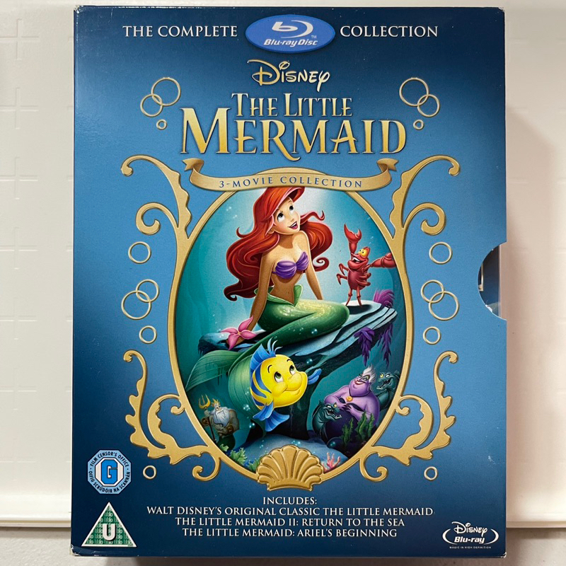 The Little Mermaid 3Movie Collection Bluray Movies Shopee Philippines