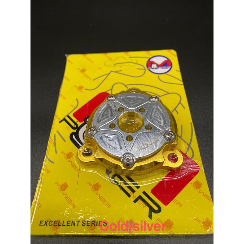 M.power oil filter cover for r150 carb type full alloy.suzuki raider150 ...