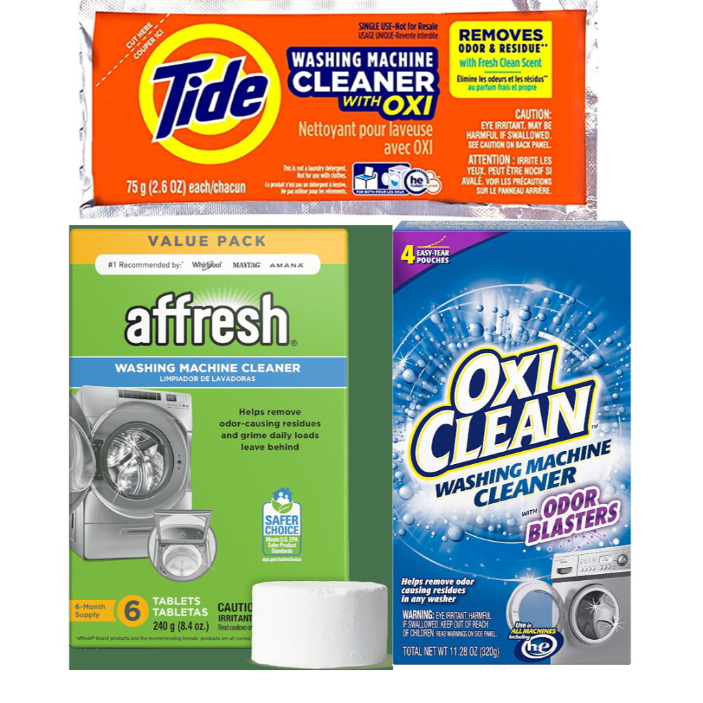 TIDE with OXI OXICLEAN AFFRESH ACTIVE Washing Machine Cleaner