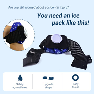 Reusable Ice Bag for Hot and Cold Compress Injury First Aid Pain Relief  cold compress Cool Fever