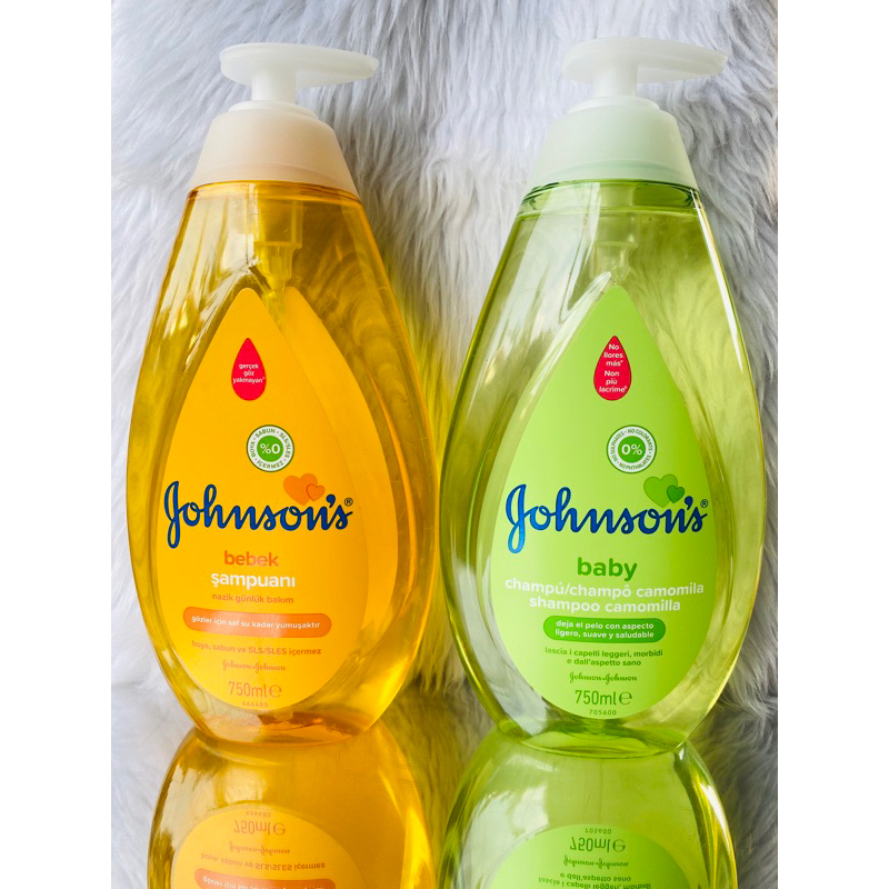 750ml Johnson’s Baby Shampoo Re Original Classic and Chamomile Safe to