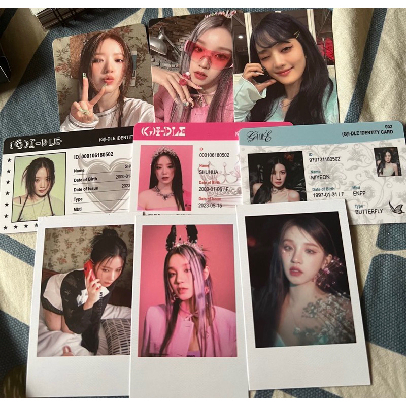 G I Dle I Feel Photocards Queencard Miyeon Minnie Yuqi Shuhua Shopee Philippines