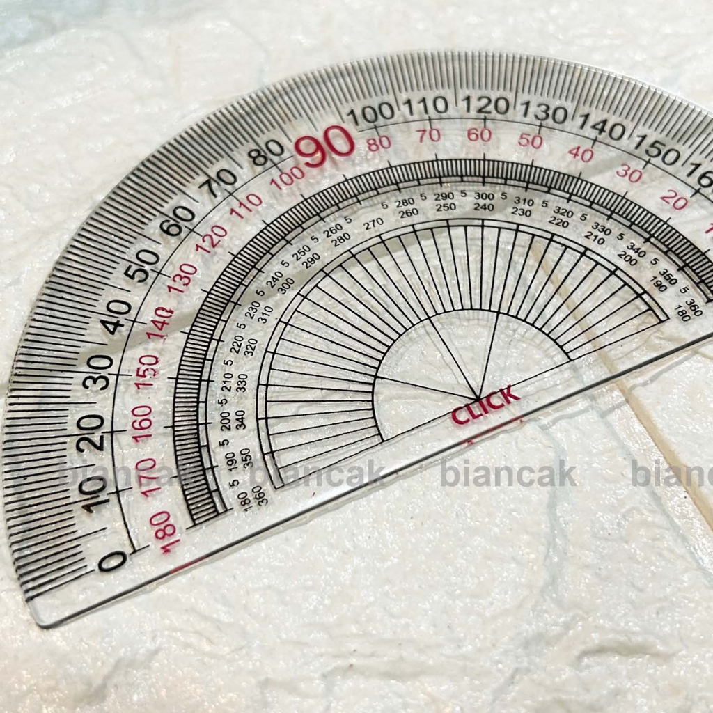 CLICK Protractor (SCHOOL SUPPLIES) Shopee Philippines