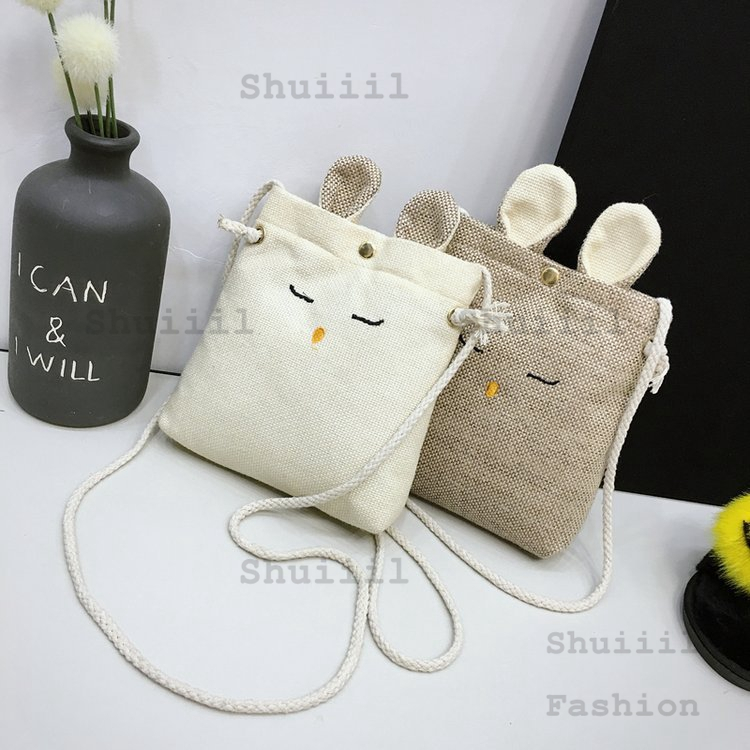 Shuiiil Korean Cute Shoulder Bag Simple Bag Handmade Ladies Small Bag