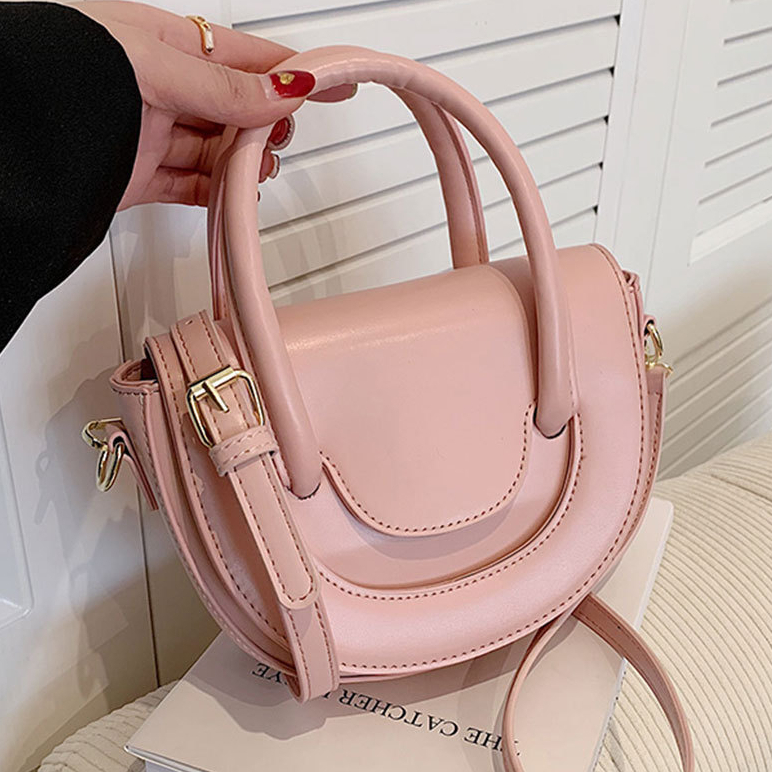 Mumu M420 Korean Cute Small Smile PU Leather Sling Bag With Handle ...