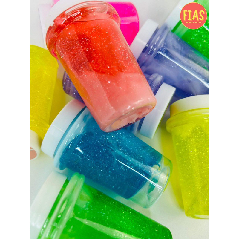 24 Pieces Two Color Medium Slime Paninda C289 | Shopee Philippines