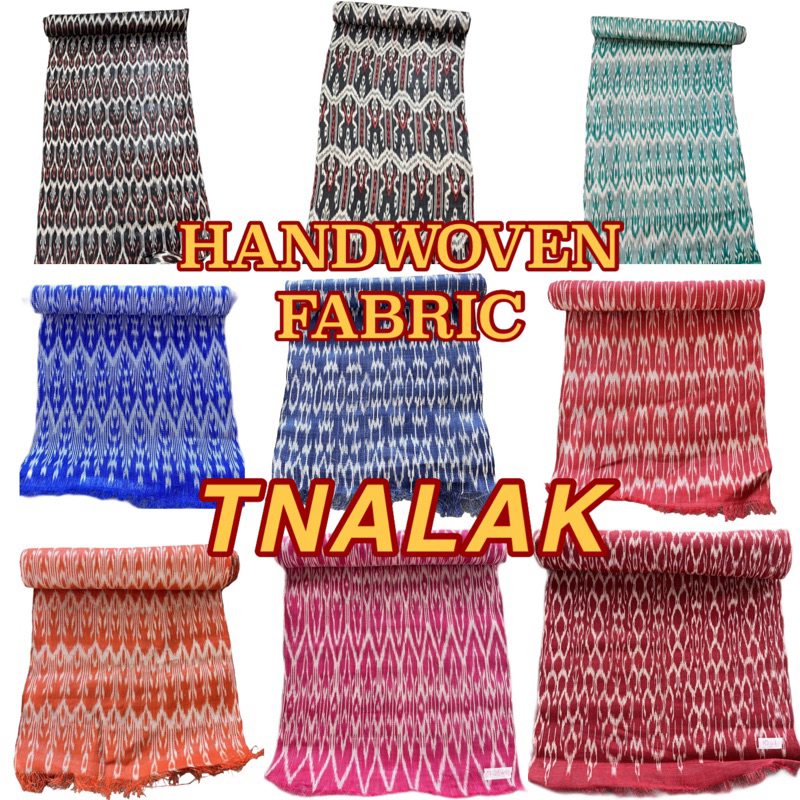 Handwoven Tnalak Fabric Tinalak Abaca Runner Traditional Tboli Ethnic