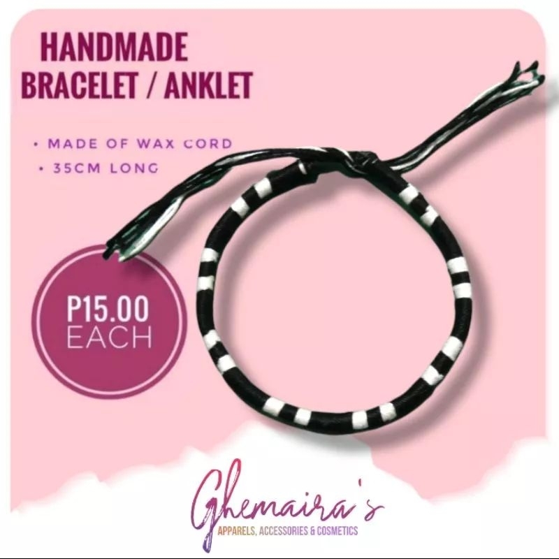 Handmade Anklet (Simple Design) II | Shopee Philippines