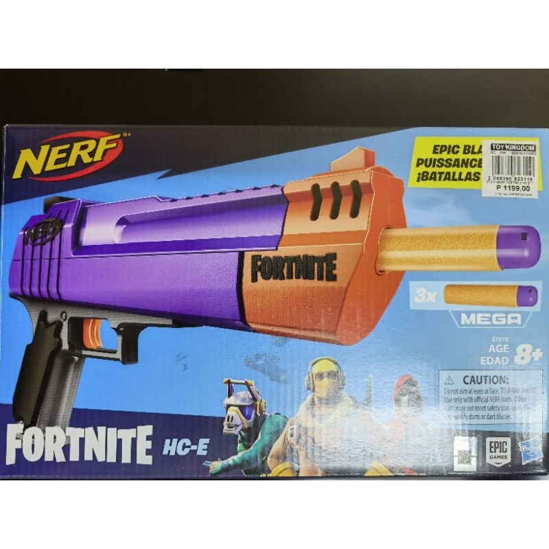 HC-E Mega Dart Blaster Nerf Fortnite E7510 Toy Gun