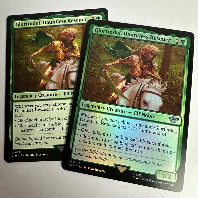 glorfindel mtg card Galadriel of Lothorien LotR THE RING TEMPTS YOU Magic MTG Custom Comma –  CommanderComplete
