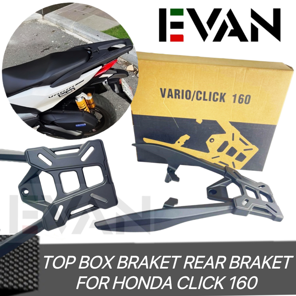 EVAN.SHOP Top Box Braket Pure Alloy For Honda Click 160 Rear Braket ...