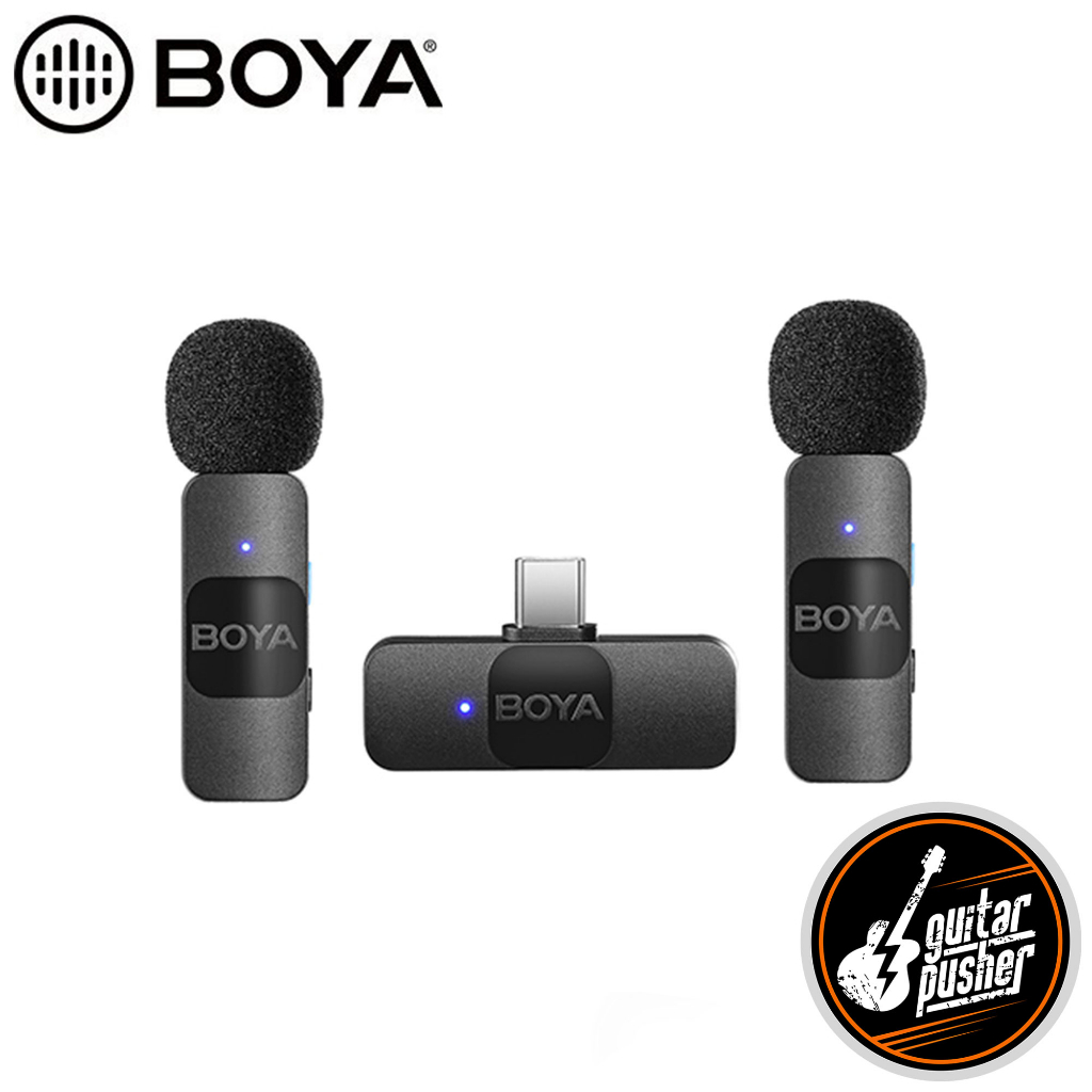 BOYA BYV20 2.4GHz Dual Wireless Microphone System (USBC